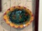Majolica Style Leaf-Design Plate, , Measures Approximately 11 in x 5 in