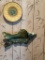 2 Wall Hanging Decorations: Ceramic Fish and Decorative Plate,