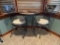 Mosaic Bistro Table and Two Matching Chairs