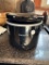 Crock-Pot Black Slow Cooker with Glass Lid,