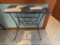 Metal Wine Rack Table with Stone Mosaic Top