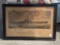 Framed Illustration of USS Midway Aircraft Carrier