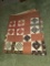 Patchwork Quilt in Approximate Queen Size With Geometric Patterns