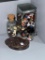 Lot of Assorted Items To Include Buttons and Jewelry in Decorative Containers