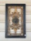 Pair of Decorative Iron Panels With Lion Reliefs, 14 in x 25 in