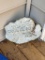 Decorative Stone Marker with Toad Crossing Design