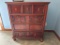 Wooden Chest of Drawers With Brass Pulls,