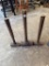 Set of Four Wooden-Handled Hammers