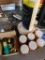 Hardware Lot with Nails, Fittings, and Tools