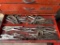 Drawer Lot of Assorted Tool Items with Mac Tools Drawer