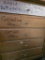 Tool Chest Drawer Contents Including Hardware and Grinding Wheels