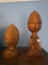 Wooden Pinecone Sculptures, Tallest 14H & Smallest 10H