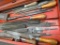 Assortment of Metalworking Files with Wooden Handles
