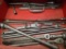 Lot of Metal Hand Tools including Ratchet Handles and Accessories