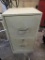 Two-Drawer Metal Filing Cabinet with Key Lock