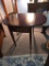 Mahogany Table, 35 1/4L x 28W x 24 3/4H,