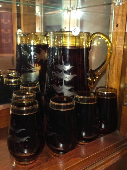 7-Piece Set with 10-inch Pitcher and 6 Matching Cups