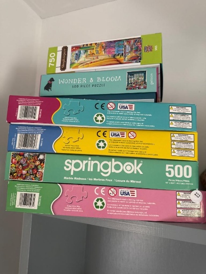 Puzzles to Include Masterpieces, Galison, and Springbok