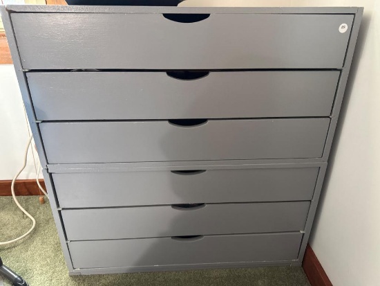 6 Drawer Contents to Include Various Sewing, Craft, and Household Supplies ()