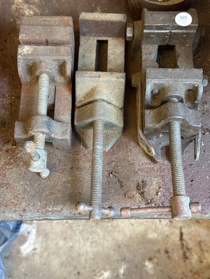 3 Small Metal Vises