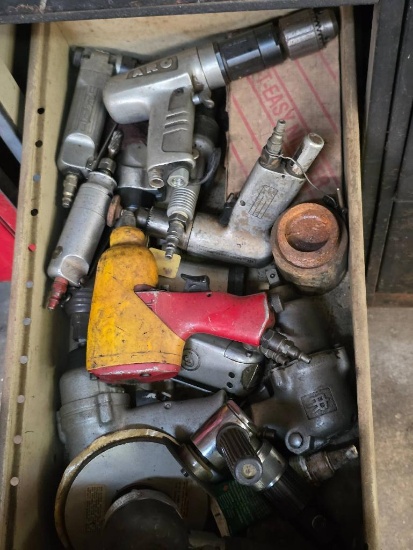 Lot of Assorted Pneumatic Tools and Accessories