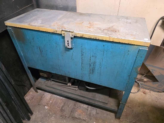 Cabinet and Contents Filled with Oil