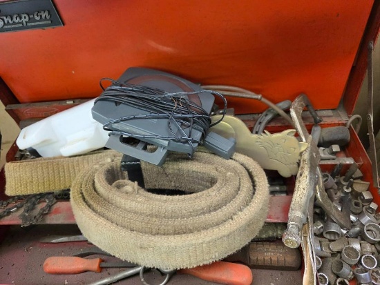 Snap-On Toolbox With Mixed Tools and Accessories