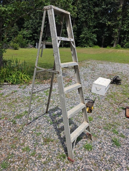6-Ft. Aluminum Ladder, Used,