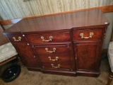 White Brand Furniture Sideboard with Brass Handles