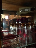 Top Shelf Lot of 8 Glassware Pieces in Varied Sizes
