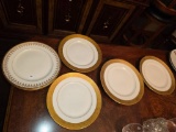 7 GOA France and R.C. Limoges-Lavaud Plates,