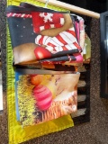 9 Garden Flags and One Halloween Placemat