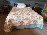 Queen Size Bed Frame With Mattress, Box Spring, Linens and More