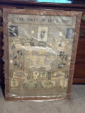 Framed Dual-Sided Displays: Confederate Memorial and Prayer Artwork