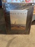 Men O War Framed Artwork Measuring Approximately 15.5 in x 19 in