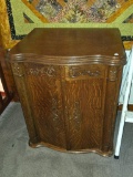 Minnesota Model A Treadle Sewing Machine in Oak Cabinet