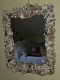 1923-Inch Shell-Accented Wall Mirror