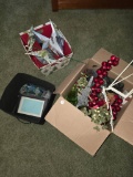 Holiday Decorations and Framed Items
