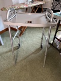 Silver Mobility Walker with Tray and Wheels