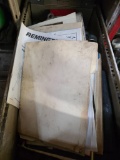 Contents of Desk Drawers Including Tools and Documents