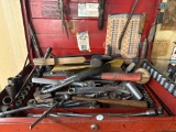 Lot of Assorted Tools to Include Hammers, Wrenches, and Sockets