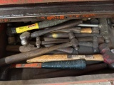 Drawer Lot of Assorted Tool Items to Include Hammers