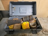 : Lot of Starrett Hole Saws with Accessories in Plastic Storage Case