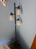68-Inch Single Table Lamp with Frosted Glass Shades