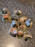 11 PCS Hand-Painted Miniature Village Set