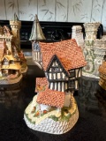 David Winter There Was a Crooked House Hand-Painted Collectible, 6.5 Inches Tall,