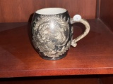 Handcrafted Ceramic Mug with Dragon Motif