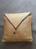 Handwoven Woven Envelope-Style Cushion from the Philippines