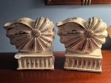 2 Decorative Resin Sculptures, 5 3/4H,