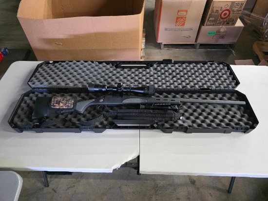 Remington Model 700 223 Rem. Comes with scope, bi pod, sling and hard carrying case, is in Excellent